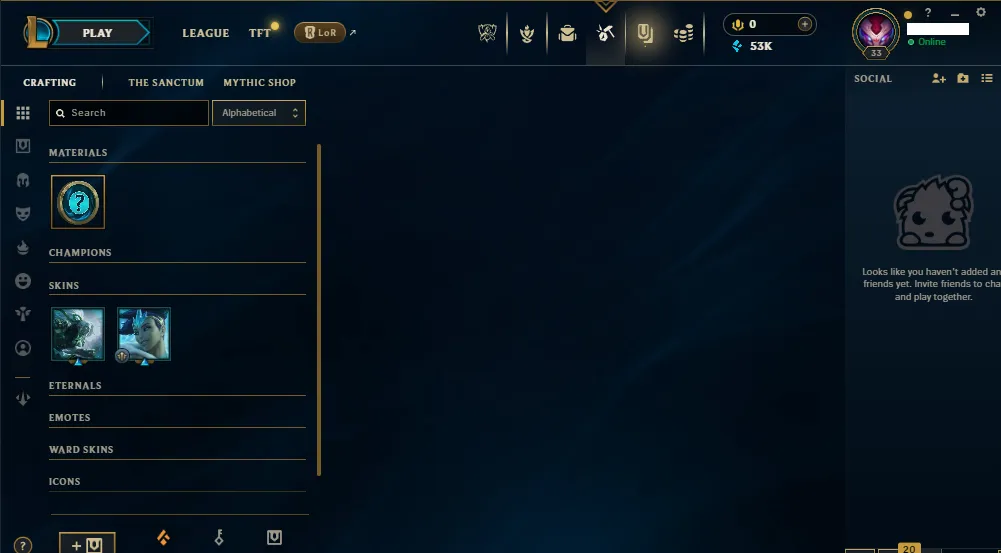 🌎EUW🏆 Solo 🔰 Silver 3 🏆 Flex 🔰 Emerald 4❄️+53K  🔥4 Skins 🔰ProJect:Renkton🏆30 Champions ✅️Unverified Email🚀instant delivery